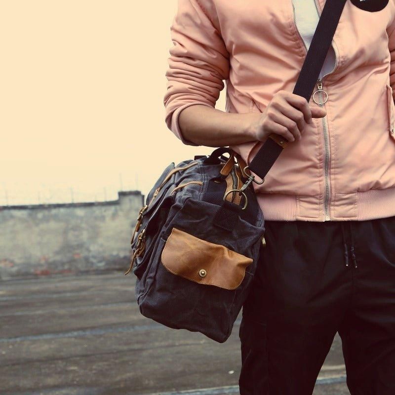 Heavy Duty Canvas Weekender Duffle Bag