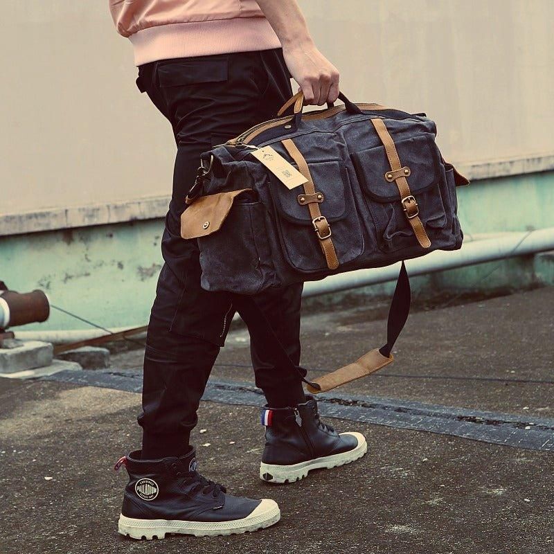 Heavy Duty Canvas Weekender Duffle Bag