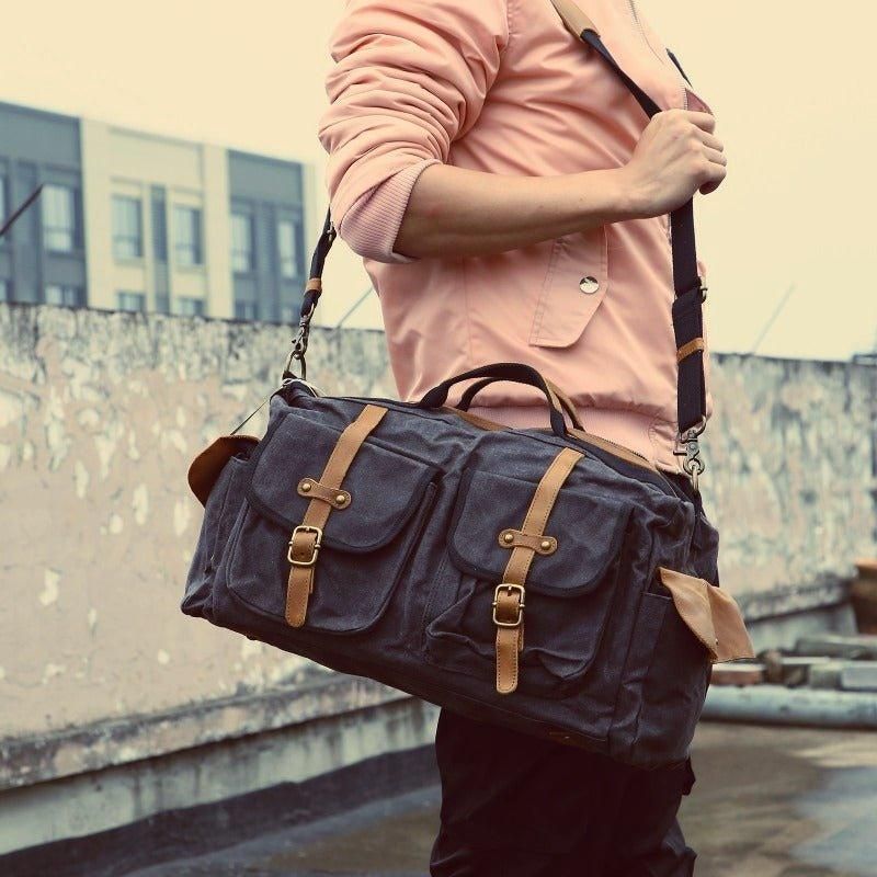 Heavy Duty Canvas Weekender Duffle Bag